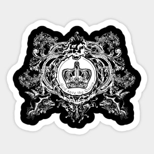 God save the Queen! Sticker